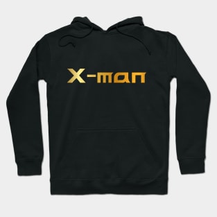 X-man Name Logo Hoodie